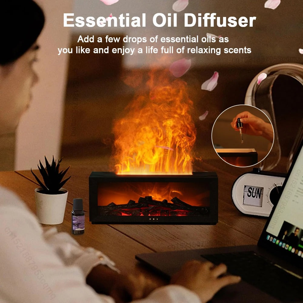 Cozy Diffuser Fire Place Oil Diffuser