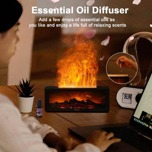 Cozy Diffuser Fire Place Oil Diffuser